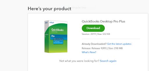 Download QuickBooks Desktop from Internet 