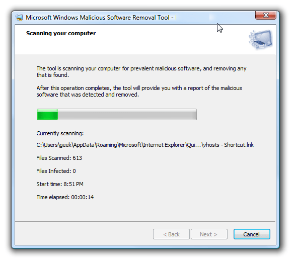 Execute the System Virus or Malware Scan - quickbooks error 15243