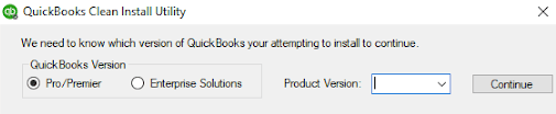 QuickBooks Desktop Clean Install Utility