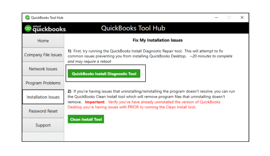 QuickBooks Install Diagnostic Tool - QB Tools Hub 