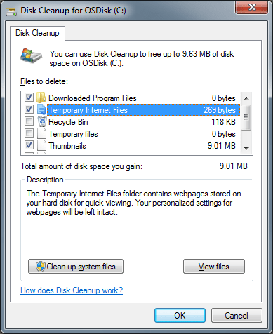 Use Disk Cleanup to Clean Out Your System Junk Like Temporary Files and Folders - Screenshot