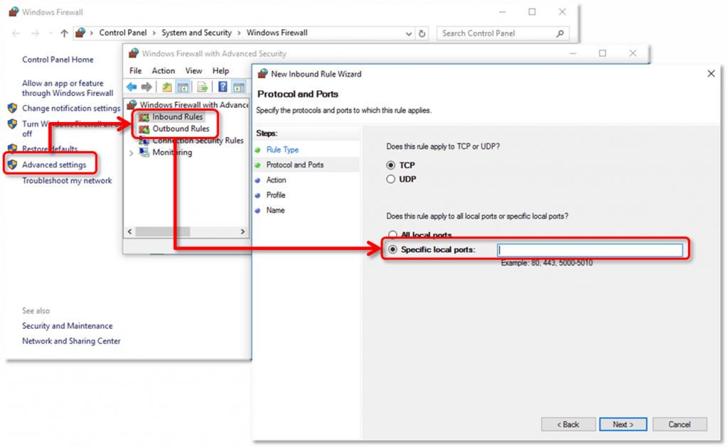 Configuring QuickBooks firewall and security exceptions - quickbooks error 6144