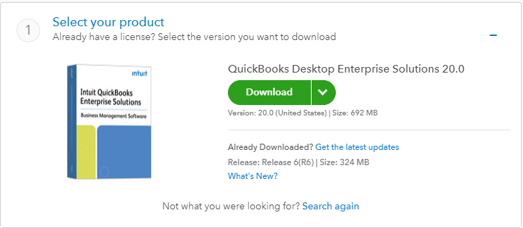 Download QuickBooks enterprise solutions