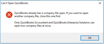 QuickBooks wont error - Screenshoot