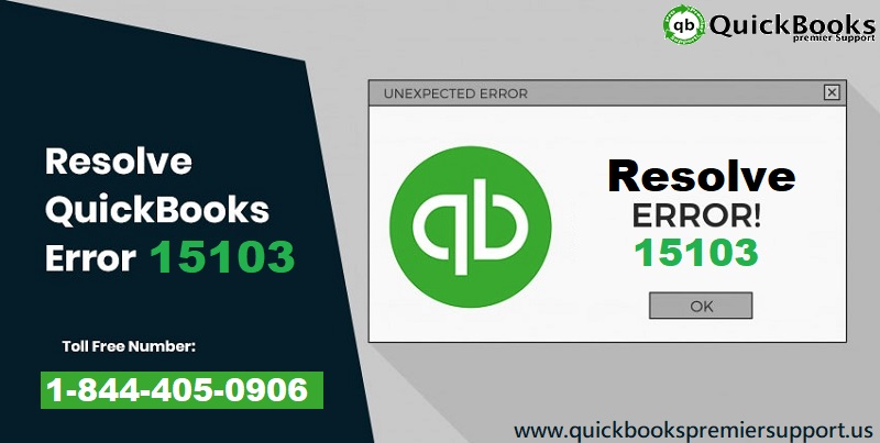 QuickBooks Error 15103 when Updating Desktop or Payroll - Featuring Image