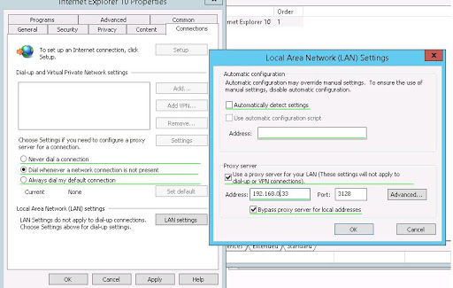 Change the internet connection settings - quickbooks error 12057