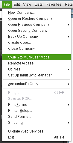 Multi-User Mode - Screenshot