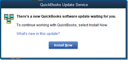 QuickBooks desktop and install updates - Screenshot Image