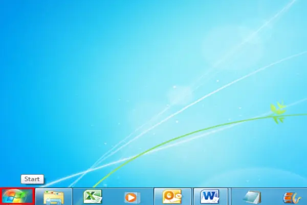 Windows start menu